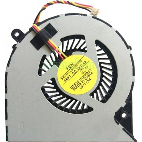 New Laptop Cooling Fan for Toshiba satellite C850 C850D C855 C870 C870D C875 L870 L870D CPU Cooler FBFT DFS501105FR0T 3pin 14mm
