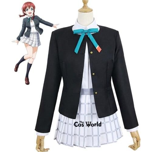 Love Live! Nijigasaki High School Idol Club Emma Verde School Uniform Outfit Anime Customize Cosplay Costumes