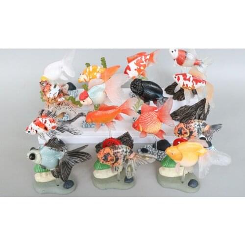 Ramdon send original 1pcs goldfish action figure collectible model toys for girls