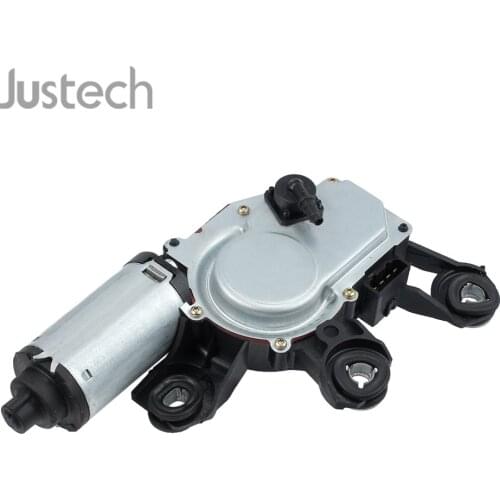 Justech 1Pcs 100% Brand New Rear Windscreen Wiper Motor with 4 Pins Plug For Audi A3 8P A4 A6 Q5 Q7 8E9955711A 8E9955711E Rear