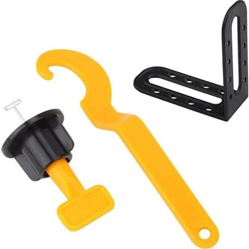 GTBL 76Pcs Tile Leveler Set Reusable Tile Leveler Flat Ceramic Floor Wall Construction Tools Tiles Leveling Syste