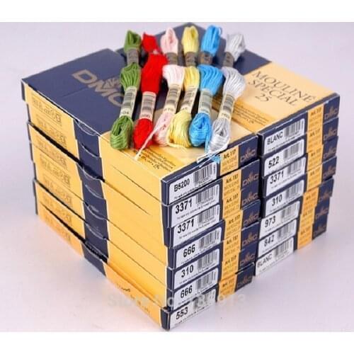 100% Cotton 600pcs DMC Embroidery / Cross Stitch Yarn Floss Thread--Choose Any Colors And Quantity