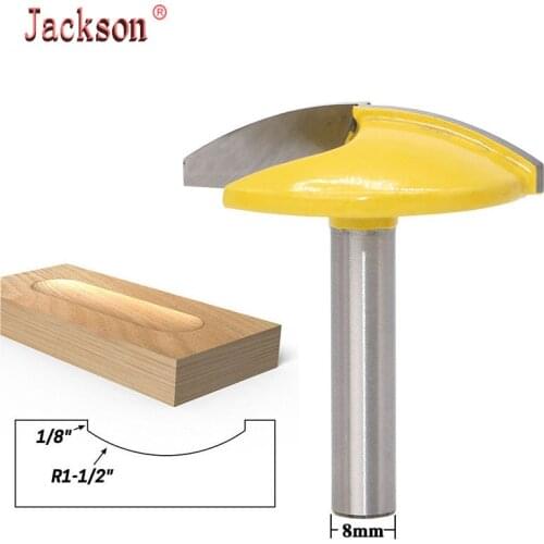 New 1PC 8mm Shank Small Bowl Router Bit - 1-1/2" Radius - 1-3/4" Wide door knife Woodworking cutter RCT