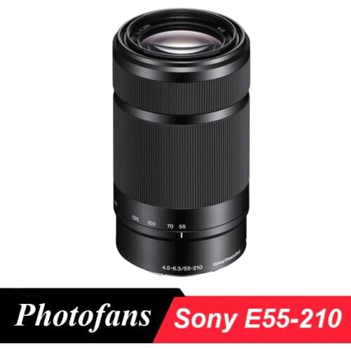 Sony 55-210 Lens E 55-210mm f/4.5-6.3 OSS E-Mount Lenses (Black) for Sony A5000 A5100 A6000 A6300 A6500