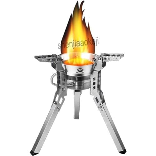 Portable gas stove Outdoor Camping stove Equipment Hiking Picnic Foldable Expandable Split Gas Burners Stove