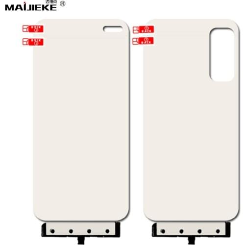 2 x Front Back Full Cover Protective Film for Huawei P40 pro honor 20 Foil Screen Protector P30 Hydrogel TPU Film (Not Glass)