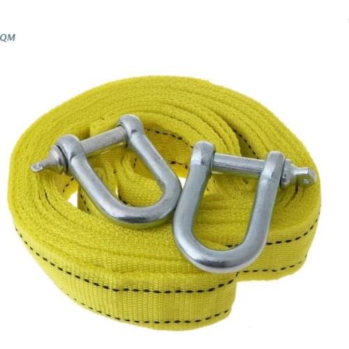 4m 5tons Car Tow Rope Hook Heavy Duty Road Recovery Pull Towing Strap 13MF
