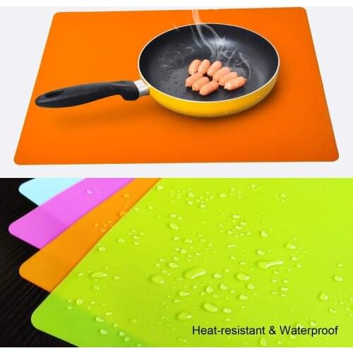 40*30CM Silicone Baking Mat Non Stick Pan Liner Placemat Table Protector Kitchen Pastry Bakeware Mat Oven Heat Insulation Pad