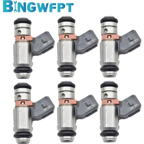 6pcs/lot Fuel Injector IWP099 0280158168 for Renault Clio Kangoo Twingo 12.i 16V
