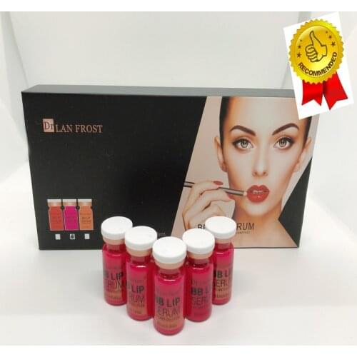 8ml Korean Cosmetic BB Lips Glow Ampoule Serum Lip Gloss Permanent Makeup Pigment for Microneedle Nano MTS Treatment