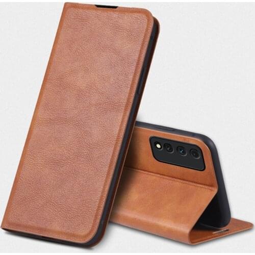Luxury Stand Flip Leather Case For Nzone S7 Pro 5G Auto Magnetic Bumper Case Bag