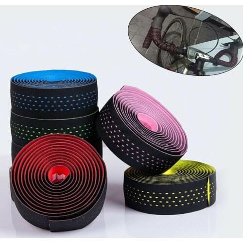 Bicycle Handlebar Belt Cork EVA PU Bar Tape Professional Cycling Damping Anti-Vibration Wrap Bicycle Handlebar Tapes