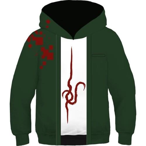 Danganronpa V3 Hoodies Sweatshirts Nagito Komaeda Cosplay Sweatshirt Kids Children Casual Streetwear Pullover
