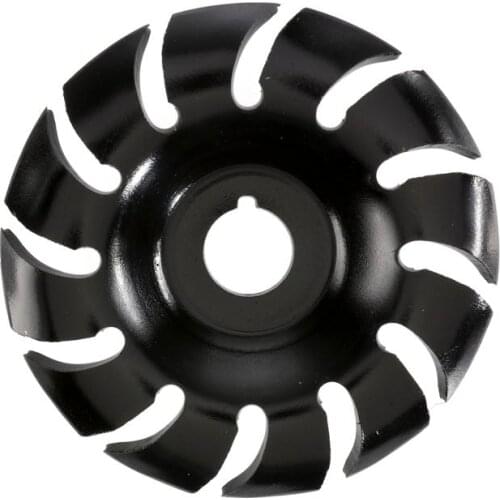 3.5inch Woodworking Polishing Disc 12Teeth 16mm Bore Trimming Knife Cutting Blade Angle Grinder Disc Wood Grinding Wheel Disc