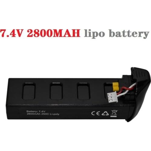 For MJX Bugs 2 B2W B2C Battery 7.4V 2800mah 25C Li-po Battery and charger For MJX B2W B2C RC quadcopter drone spare parts