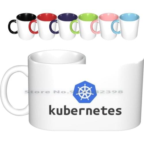 Kubernetes Logo Ceramic Mugs Coffee Cups Milk Tea Mug Kubernetes Docker Aws Microservices Google Cloud Cloud Containerized Apps