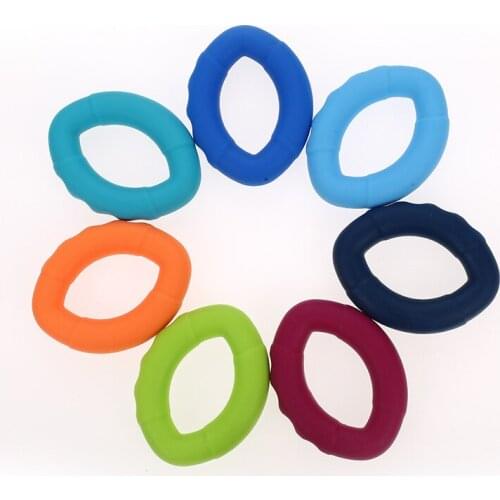 Strength Hand Grip Ring Muscle Power Training Silicone Rubber Ring Fitness Body Building Hand Expander Training Finger Ring