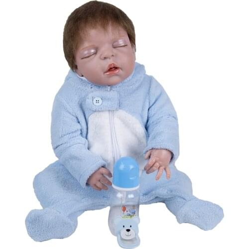 23 Inch Toddler Doll Clearance All Silicone Body Reborn Baby Dolls Waterproof Baby For Kids Birthday Gifts Playmate Toy