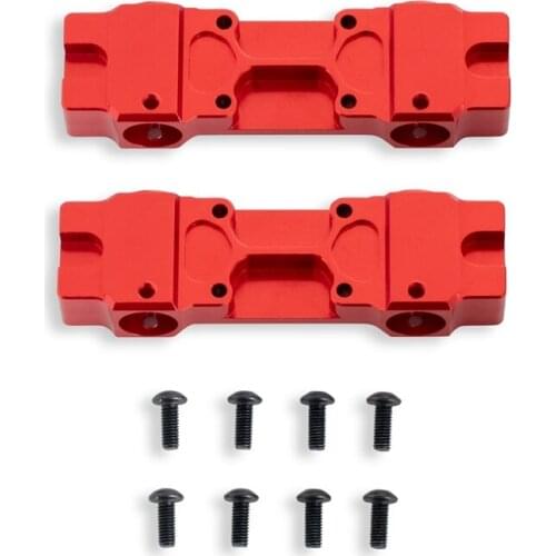 2 Pcs Metal Front & Rear Bumper Mounts Servo Bracket for Redcat Gen8 RC Crawler Upgraded Parts RER11412
