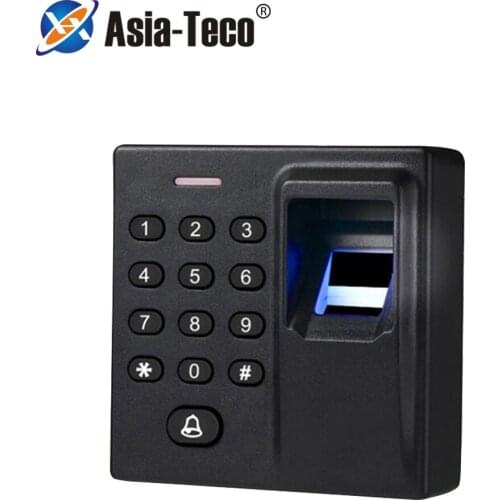 Mini Biometric Fingerprint Access Control Standalone Door Controller Keypad Fingerprin and 125Khz RFID Card Door Entry Lock D1-j