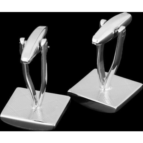 Fashion Grid Geometric Cufflink Men Jewelry Birthday Wedding Cufflinks