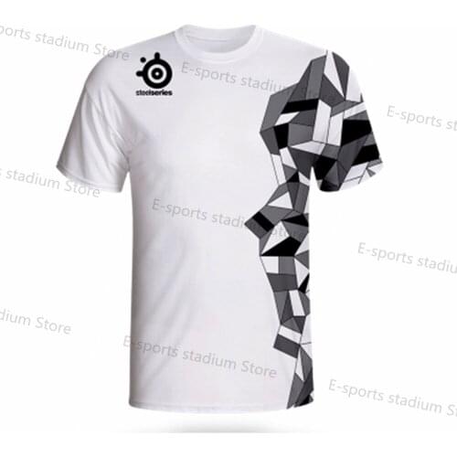 Mens Shirt E-sports Official Website Top Brand Steelseries Arctis T-shirt Fashion Harajuku Tees with Interesting Personality