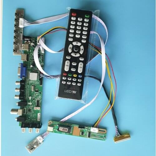 Kit For LTN154U1-L01 remote 1920X1200 1 CCFL LCD Panel Controller board 15.4" 30pin Digital HDMI TV VGA USB AV DVB-C DVB-T