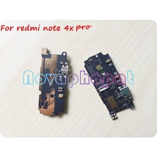 Novaphopat Charging Flex for Xiaomi Redmi note 4X pro Charger Connector Micro USB Dock Port Flex Cable Microphone Replacement
