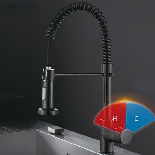 NQNIUQI Black Kitchen Faucets