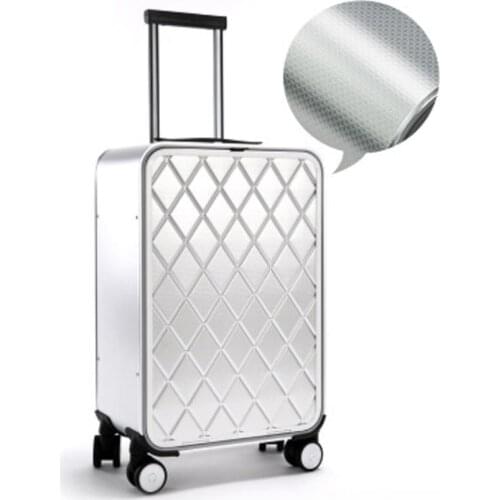 International brand luxury 100% aluminum-magnesium 16" 20" 24" suitcase TAS LOCK spinner business trolley luggage