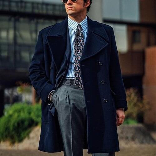 YIWUMENSA Tuxedos Tweed Wool Blends Doubel Breasted Suits Jacket Custom Made Slim Fit Wedding Formal Prom Evening Party Overcoat