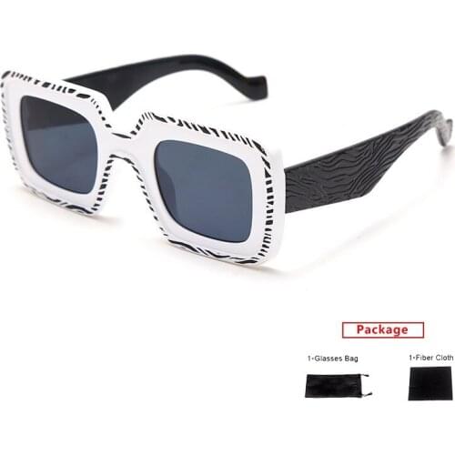 Mimiyou Stripe Oversized Square Sunglasses Women Veins Leg Vintage Glasses Men Sun Glasses Women Brand UV400 Eyeglasses Shades