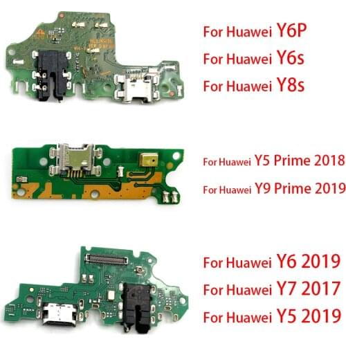 2Pcs/lot USB Power Charging Connector Plug Port Dock Flex Cable For Huawei Y7 2019 / Y7 Prime 2019