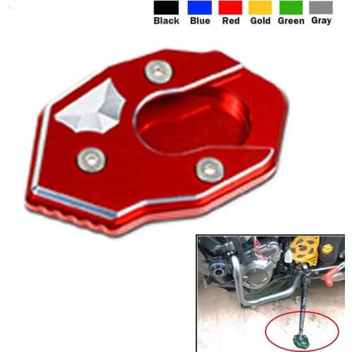 Motorcycle Kickstand Extension Foot Side Stand Pad Support Plate Enlarge For KAWASAKI Z1000SX Z 1000SX 2011 2012 2013 2014-2016