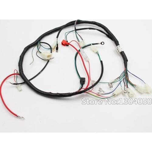 QUAD WIRING HARNESS 150cc 200cc 250cc 300cc Chinese Electric start Loncin zongshen ducar Lifan