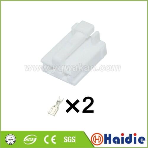 Free shipping 5sets 2pin auto 4.8mm wire electrical wiring cable female connector 7283-1025