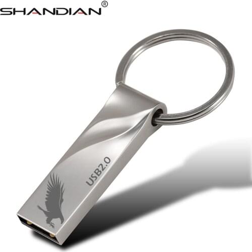 JASTER USB Flash Drives 16gb mini usb flash metalen pen sleutel schijf logo pendrive stick flash geheugenkaart 128GB 64GB 4GB