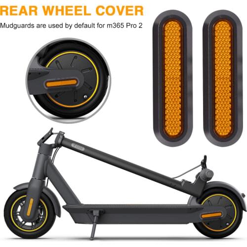 Wheel Cover Protect Reflective Shell for Xiaomi Mijia M365/M365 PRO/PRO 2/S1 Scooter Rear Back Safety Reflective Wheel Hub Cover