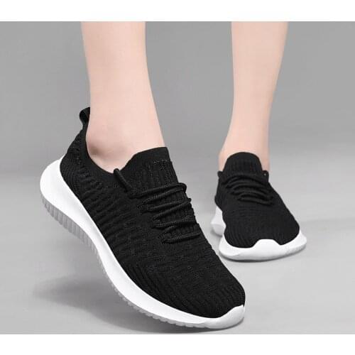 Women Casual Shoes Breathable Mesh Sneakers Women 2021 Fashion Ladies Shoes Woman White Flats Female Shoe Walking Tenis Feminino