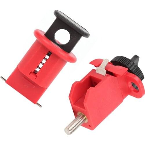 Lockey 10pcs/lot POW+TBLO Nylon PA Safety Circuit Breaker Locks Mccb MCB Miniature Lockout