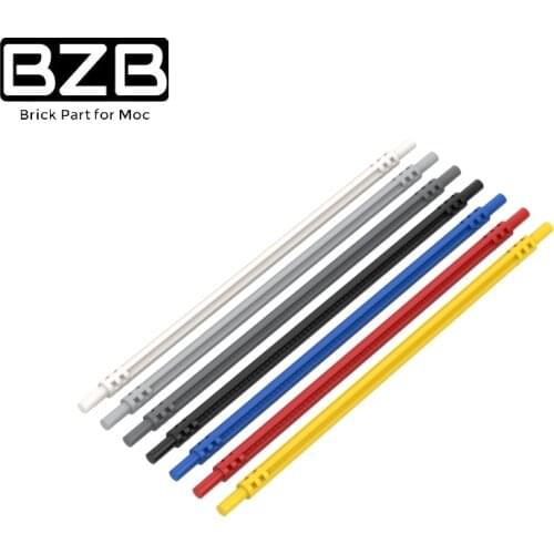 BZB MOC 32202 1x16 Soft Cross Axis Creative Building Block Model Kids DIY High-tech Brick Parts Toy Best Gifts