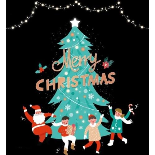 Happy new year Merry Christmas Stickers On Clothes Patches DIY Iron On Patches For Clothing Heat Transfer T-Shirt Stickers