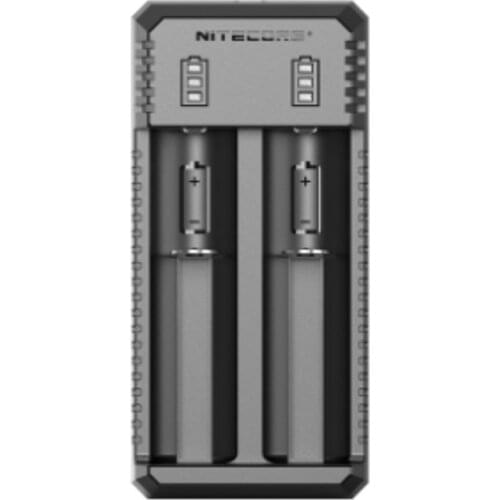 NITECORE UI2 Portable USB Li-ion Battery Charger compatible with 26650 21700 18650 16340 14500 battery