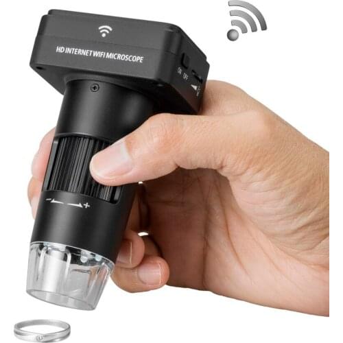 1920X1080P 10X-200x Wireless WIFI IP Microscope Handheld Endoscope CMOS Borescope Inspection Otoscope