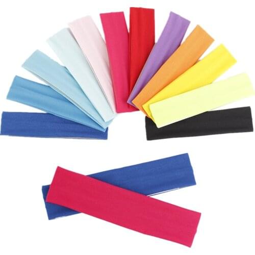 Fashion Sports Headband Wide Elastic Yoga Hair Bands Running Fitness Headwear Women Turban Head Warp Hairband Sweatband