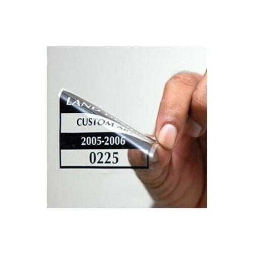 CMYK print self adhesive waterpoof glossy matte transparent sticker Free Sample ---PX8036