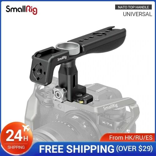 SmallRig Dslr Camera NATO Top Handle (with Quick Release NATO Rail) With 360-degree rotation Lightweight & portable Diy- 2950