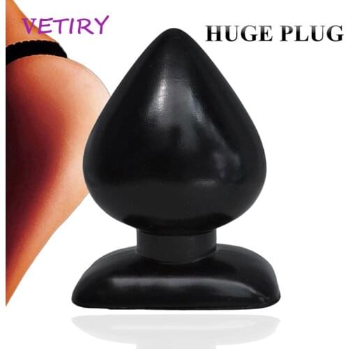 VETIRY Huge Size Anal Plug Large Dildo Anus Vagina Stilumator Sex Toys for Women Female Masturbator Fake Dick Sex Products