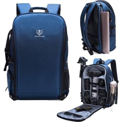 Waterproof Double Shoulder Digital Single Lens Reflex DSLR Small Video Camera Photo Drone with its accessories Pack Backpack Bag