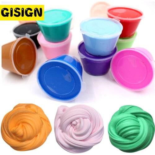 1 Box Butter Slime Clay DIY Fluffy Floam Slime Soft Supplies Antistress Education Craft Magic Sand Plasticine Toy Kit